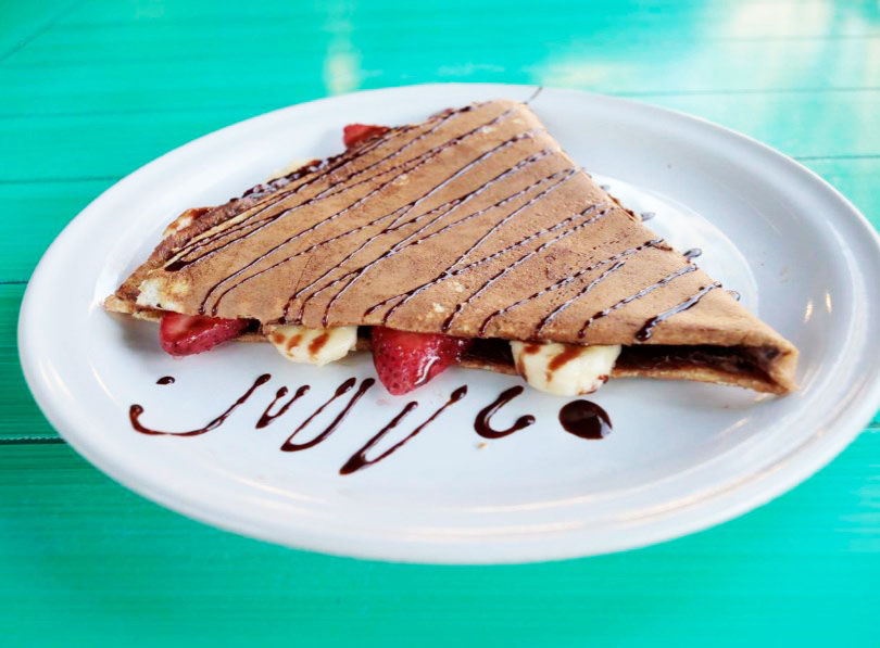 Crepa Fresas con Plátano