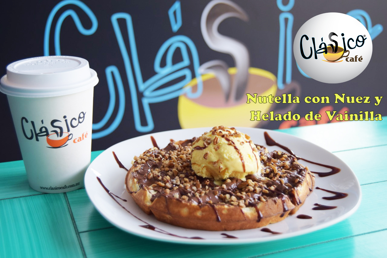 Waffle helado